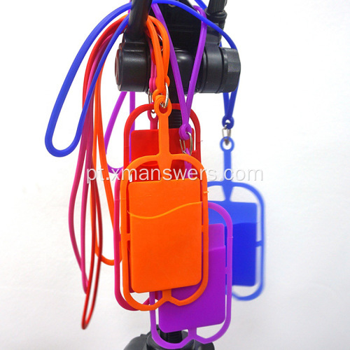 Porta-cartão de silicone Hotsale com suporte